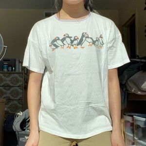 PUFFIN RINGER GRAPHIC TEE SIZE SMALL